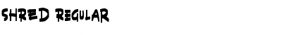 Download SHRED Font Download SHRED Font