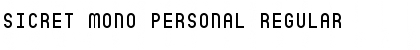 Download Sicret Mono PERSONAL Font Download Sicret Mono PERSONAL Font