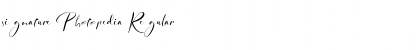 Download signature Photopedia Font Download signature Photopedia Font
