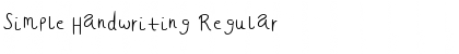 Download Simple Handwriting Font Download Simple Handwriting Font