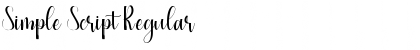 Download Simple Script Font Download Simple Script Font
