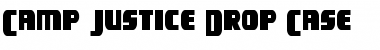 Download Camp Justice Drop Case Font Download Camp Justice Drop Case Font