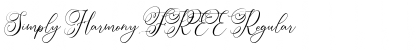 Download Simply Harmony FREE Font Download Simply Harmony FREE Font