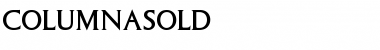 Download ColumnaSolD Font Download ColumnaSolD Font