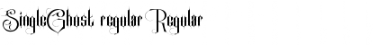 Download SingleGhost regular Font Download SingleGhost regular Font