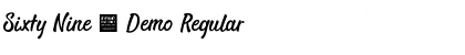 Download Sixty Nine - Demo Font Download Sixty Nine - Demo Font