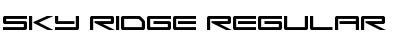 Download Sky Ridge Font Download Sky Ridge Font