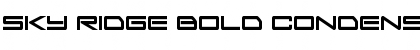 Download Sky Ridge Bold Condensed Font Download Sky Ridge Bold Condensed Font