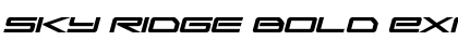 Download Sky Ridge Bold Expanded Italic Font Download Sky Ridge Bold Expanded Italic Font