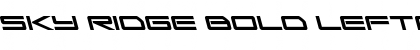 Download Sky Ridge Bold Leftalic Font Download Sky Ridge Bold Leftalic Font