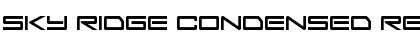 Download Sky Ridge Condensed Font Download Sky Ridge Condensed Font