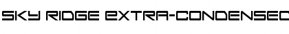 Download Sky Ridge Extra-Condensed Font Download Sky Ridge Extra-Condensed Font