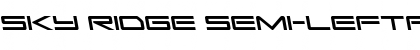 Download Sky Ridge Semi-Leftalic Font Download Sky Ridge Semi-Leftalic Font