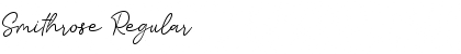 Download Smithrose Font Download Smithrose Font