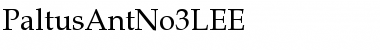 Download PaltusAntNo3LEE Font Download PaltusAntNo3LEE Font