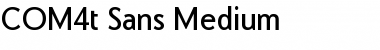 Download COM4t Sans Medium Font Download COM4t Sans Medium Font