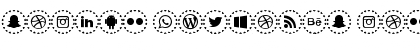 Download social networks colors Font Download social networks colors Font