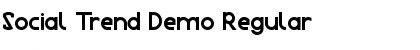 Download Social Trend Demo Font Download Social Trend Demo Font