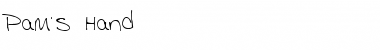 Download Pam's Hand Font Download Pam's Hand Font