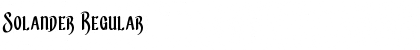 Download Solander Font Download Solander Font