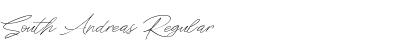 Download South Andreas Font Download South Andreas Font