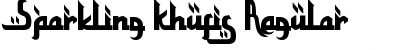 Download Sparkling Khufis Font Download Sparkling Khufis Font