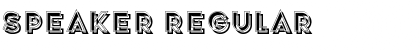 Download Speaker Font Download Speaker Font