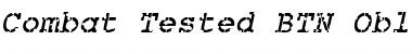 Download Combat Tested BTN Font Download Combat Tested BTN Font