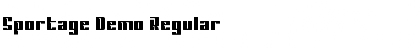 Download Sportage Demo Font Download Sportage Demo Font