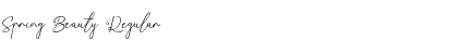 Download Spring Beauty Font Download Spring Beauty Font