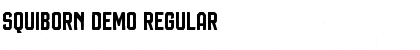 Download Squiborn DEMO Font Download Squiborn DEMO Font