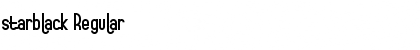 Download starblack Font Download starblack Font