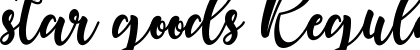 Download star goods Font Download star goods Font