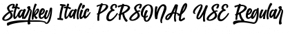 Download Starkey Italic PERSONAL USE Font Download Starkey Italic PERSONAL USE Font