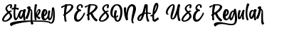 Download Starkey PERSONAL USE Font Download Starkey PERSONAL USE Font