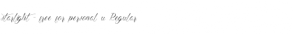 Download starlight - free for personal u Font Download starlight - free for personal u Font