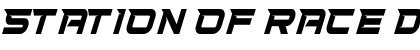 Download STATION OF RACE DEMO Font Download STATION OF RACE DEMO Font