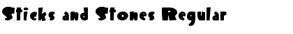 Download Sticks and Stones Font Download Sticks and Stones Font