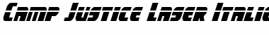 Download Camp Justice Laser Italic Font Download Camp Justice Laser Italic Font