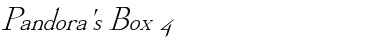Download Pandora's Box 4 Font Download Pandora's Box 4 Font