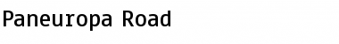 Download Paneuropa Road Font Download Paneuropa Road Font