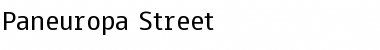 Download Paneuropa Street Font Download Paneuropa Street Font