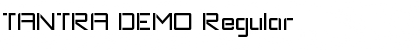 Download TANTRA DEMO Font Download TANTRA DEMO Font