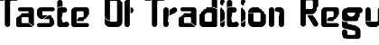 Download Taste Of Tradition Font Download Taste Of Tradition Font
