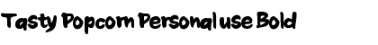 Download Tasty Popcorn Personal use Font Download Tasty Popcorn Personal use Font