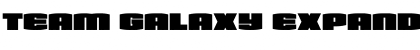 Download Team Galaxy Expanded Font Download Team Galaxy Expanded Font