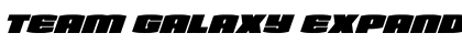 Download Team Galaxy Expanded SuperItal Font Download Team Galaxy Expanded SuperItal Font