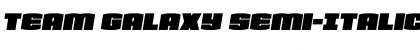 Download Team Galaxy Semi-Italic Font Download Team Galaxy Semi-Italic Font