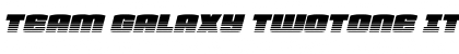 Download Team Galaxy Twotone Italic Font Download Team Galaxy Twotone Italic Font