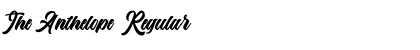 Download The Anthelope Font Download The Anthelope Font